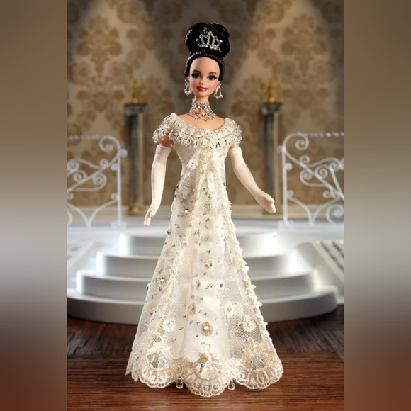 Mattel Other - Mattel Elegant Doll in White Gown